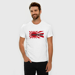 Футболка slim-fit Japanodroch, цвет: белый — фото 2