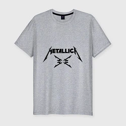 Футболка slim-fit Metallica, цвет: меланж