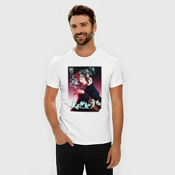 Футболка slim-fit Anko Uguisu, цвет: белый — фото 2