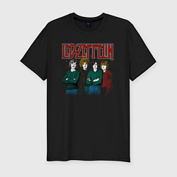 Футболка slim-fit Led Zeppelin винтаж, цвет: черный