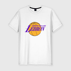 Футболка slim-fit Defend the lake Lebron, цвет: белый