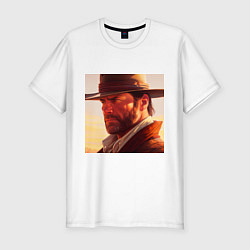 Футболка slim-fit Red Dead Redemption in Alex Ross Style, цвет: белый