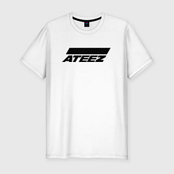 Футболка slim-fit Ateez big logo, цвет: белый