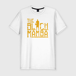 Футболка slim-fit The black mamba, цвет: белый
