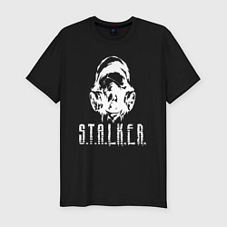 Футболка slim-fit STALKER gas mask, цвет: черный