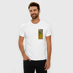Футболка slim-fit Фуенте лайн, цвет: белый — фото 2