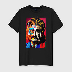 Футболка slim-fit Tiger and Dali, цвет: черный