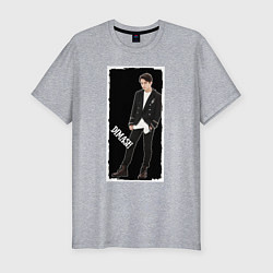 Футболка slim-fit Dimash Kudaibergen, цвет: меланж