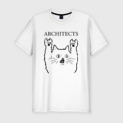Футболка slim-fit Architects - rock cat, цвет: белый