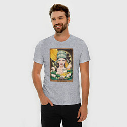 Футболка slim-fit The Buddha Tarot Card, цвет: меланж — фото 2