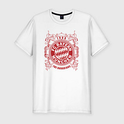 Футболка slim-fit FC Bayern, цвет: белый