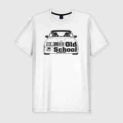 Футболка slim-fit BMW old school, цвет: белый