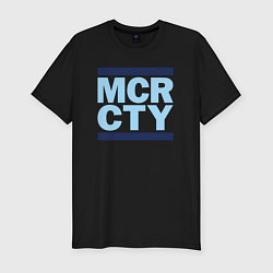 Футболка slim-fit Run Manchester city, цвет: черный