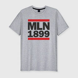 Футболка slim-fit Run Milan 1899, цвет: меланж