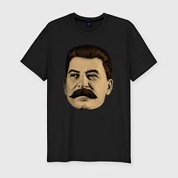 Футболка slim-fit Сталин СССР, цвет: черный