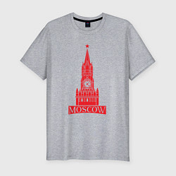 Футболка slim-fit Kremlin Moscow, цвет: меланж
