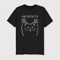 Футболка slim-fit Architects rock cat, цвет: черный