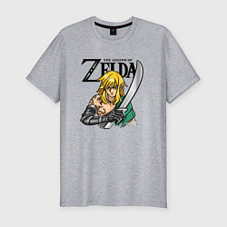 Футболка slim-fit The Legend of Zelda - Tears of the Kingdom, цвет: меланж