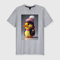 Футболка slim-fit Утяш, цвет: меланж