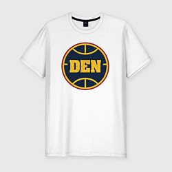 Футболка slim-fit Den basketball, цвет: белый