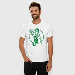 Футболка slim-fit Celtics man, цвет: белый — фото 2