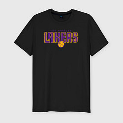 Мужская slim-футболка Team Lakers