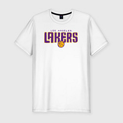 Футболка slim-fit Team Lakers, цвет: белый