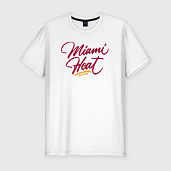 Футболка slim-fit Miami Heat fan, цвет: белый