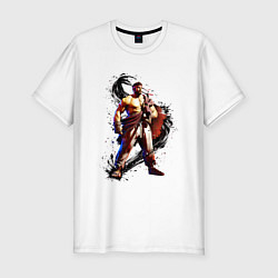 Футболка slim-fit Street Fighter 6 Ryu, цвет: белый