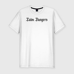 Футболка slim-fit Calm dangers black 2 side, цвет: белый