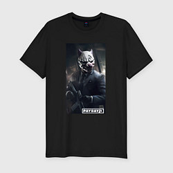 Футболка slim-fit Payday 3 bulldog, цвет: черный