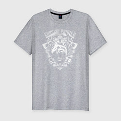 Футболка slim-fit Russian Empire Bear, цвет: меланж