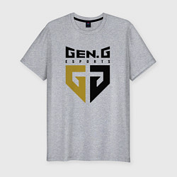 Футболка slim-fit Gen G Esports лого, цвет: меланж