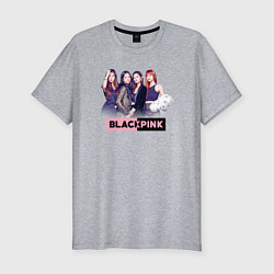 Футболка slim-fit Blackpink girls, цвет: меланж