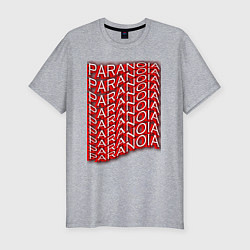 Футболка slim-fit Paranoia, цвет: меланж