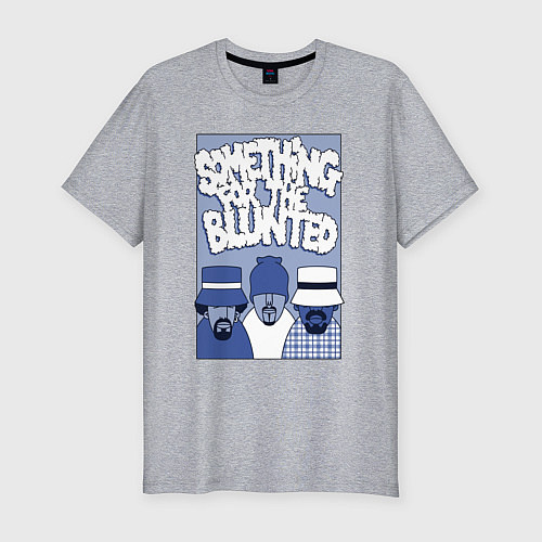 Мужская slim-футболка Cypress hill - blunted / Меланж – фото 1