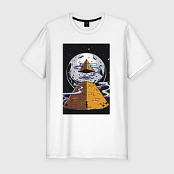 Футболка slim-fit Alien UFO, цвет: белый