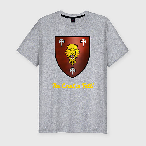 Мужская slim-футболка Рыцари Лионесса Warhammer: Total War / Меланж – фото 1