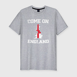 Футболка slim-fit Come on England, цвет: меланж