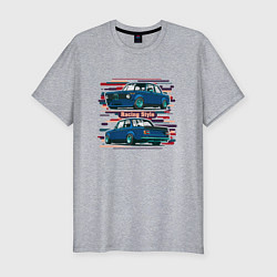 Футболка slim-fit BMW 2002 Racing Style, цвет: меланж