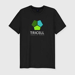 Футболка slim-fit Tricell Inc, цвет: черный