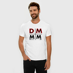 Футболка slim-fit Depeche Mode - Memento Mori Logo DM, цвет: белый — фото 2