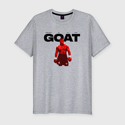 Футболка slim-fit GOAT - Mike Tyson, цвет: меланж