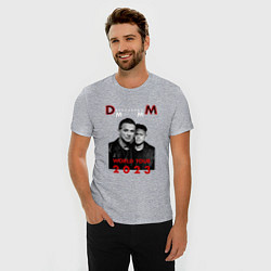 Футболка slim-fit Depeche Mode - Memento Mori Dave and Martin, цвет: меланж — фото 2