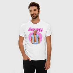 Футболка slim-fit Kenergy Ryan Gosling, цвет: белый — фото 2