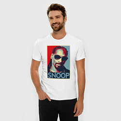 Футболка slim-fit Snoop, цвет: белый — фото 2
