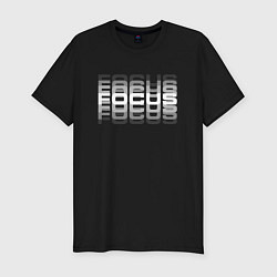 Футболка slim-fit Фокус, цвет: черный