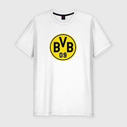 Футболка slim-fit Borussia fc sport, цвет: белый