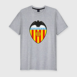 Футболка slim-fit Valencia fc sport, цвет: меланж