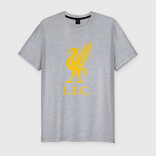 Мужская slim-футболка Liverpool sport fc / Меланж – фото 1
